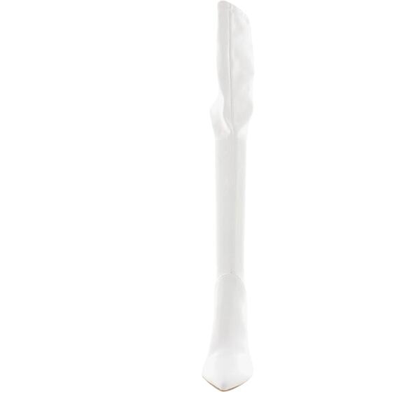 Jessica Simpson Women's Abrine Over The Knee Boots White Size 10 - Picture 3 of 5